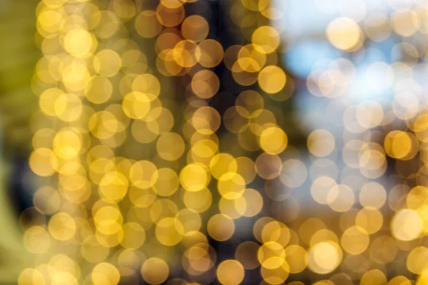 Immagine sfocata di astratto Bokeh di albero colore giallo sfondo — Foto Stock