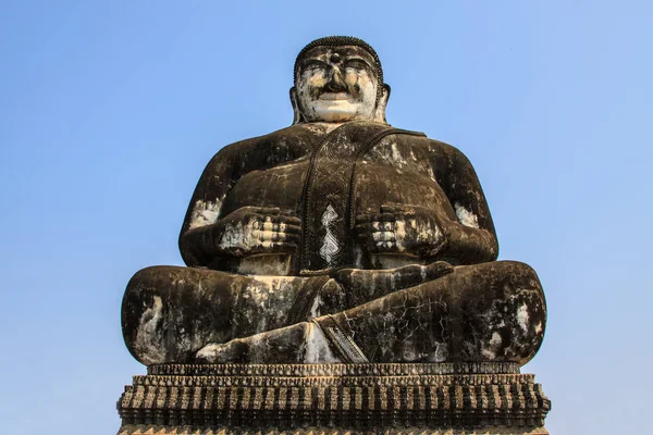 Phra Sangkatchai, Big Buddhist Priest Statue in Sala Kaeo Ku or Wat Khaek at Nong Khai, Thailand