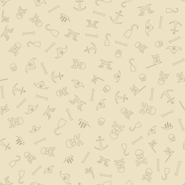 Korsan Dikişsiz desen arka plan