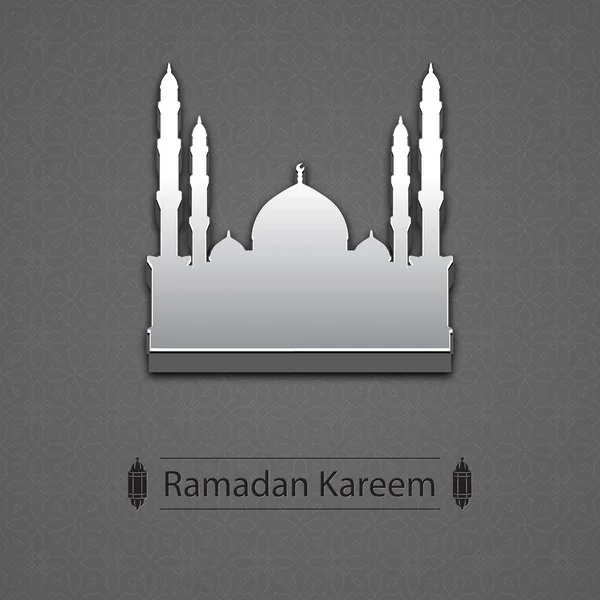 Ramadan Kareem sfondo . — Vettoriale Stock