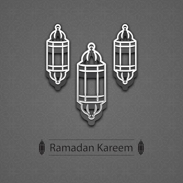 Ramadan Kareem background. — Stock Vector