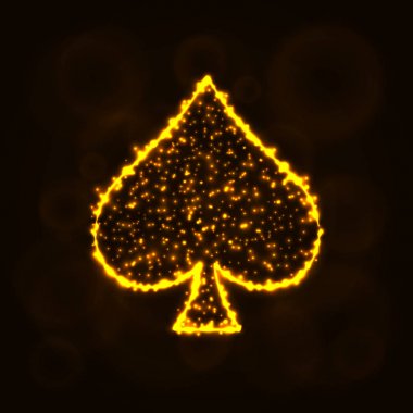 Kart takım elbise siluet ışıkların