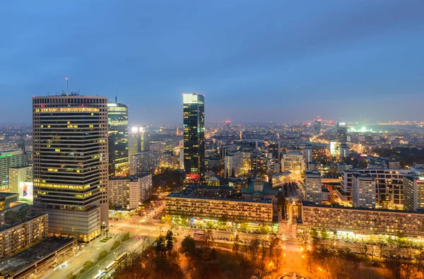 Luftaufnahme von Warschau — Stockfoto