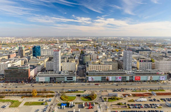 Luftaufnahme von Warschau. — Stockfoto