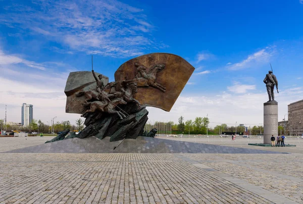 Moskou Rusland Mei 2018 Bezienswaardigheden Moskou Historisch Monument Poklonnaya Heuvel — Stockfoto