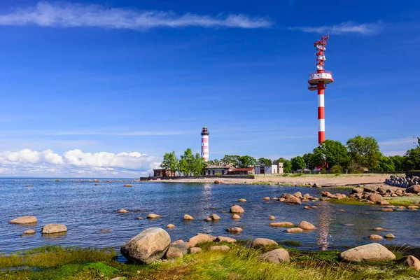 Shepelevskiy Mayak Pintoresca Costa Del Golfo Finlandia Hermosa Vista Verano — Foto de Stock