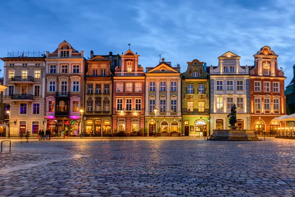 Poznań Polska Października 2019 Zwiedzanie Polski Miejski Pejzaż Poznania Kolorowe — Zdjęcie stockowe