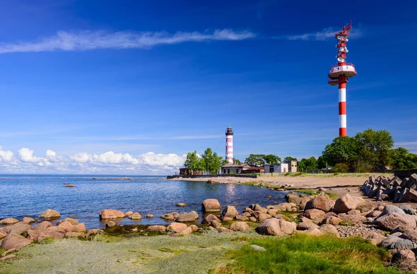 Shepelevskiy Mayak Pintoresca Costa Del Golfo Finlandia Hermosa Vista Verano — Foto de Stock