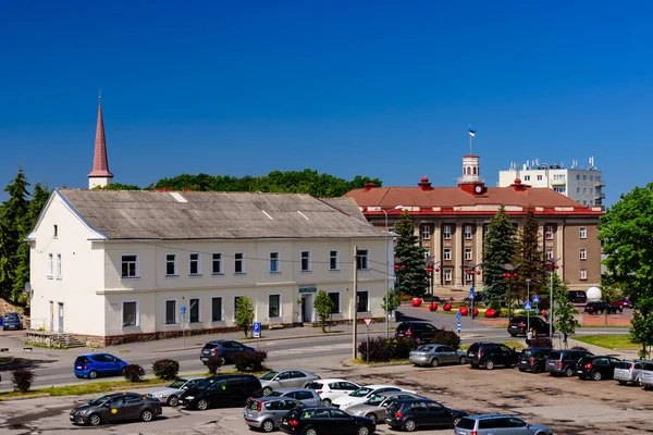 Johvi Miasto Estonia Czerwca 2019 Zwiedzanie Estonii Pejzaż Miasta Johvi — Zdjęcie stockowe