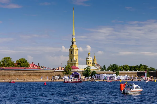 San Petersburgo Rusia Agosto 2018 Visita Turística San Petersburgo Fortaleza — Foto de Stock