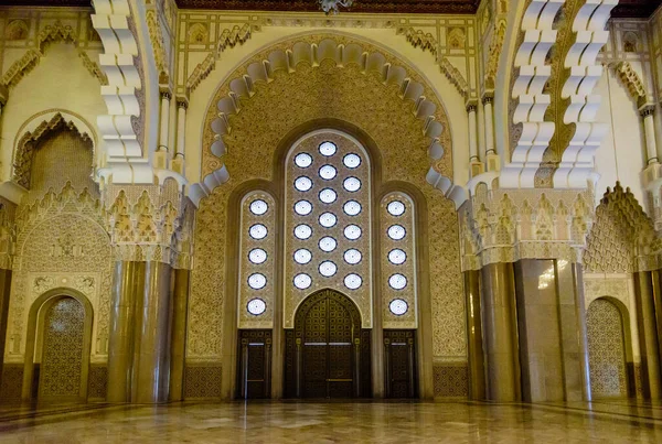 Casablanca Marruecos Diciembre 2018 Turismo Marruecos Mezquita Hassan Mezquita Más —  Fotos de Stock