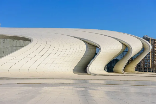 Baku Azerbaijan February 2017 Heydar Aliyev Center Museum Baku Cosmic — Stock Photo, Image