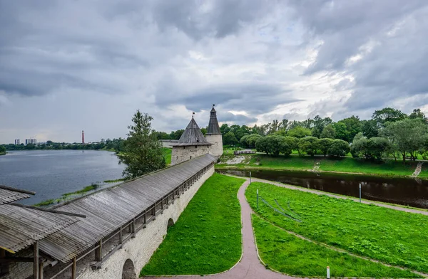 Ancient Kremlin City Pskov Russia — Stock Photo, Image