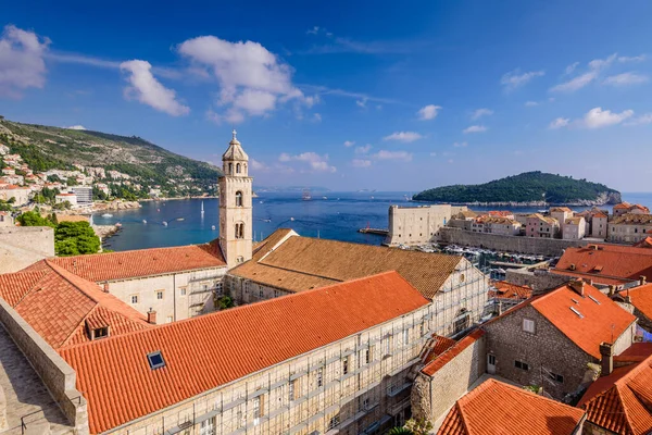 Passeios Turísticos Croácia Cidade Dubrovnik Dubrovnik Cidade Velha Uma Bela — Fotografia de Stock