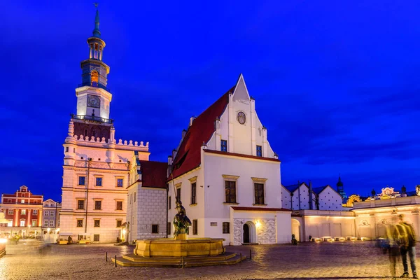 Poznan Lengyelország 2019 Október Lengyelország Városnézés Poznan Városképe Régi Piac — Stock Fotó