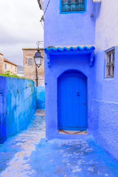 Visita Del Marocco Bella Medina Blu Della Città Chefchaouen Marocco — Foto Stock