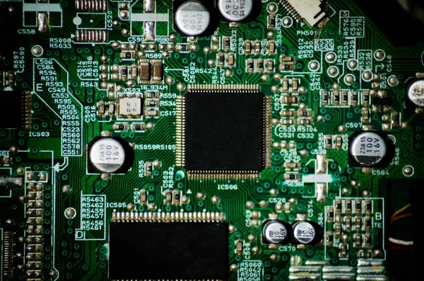 Процесор чіп мікроконтролера — стокове фото