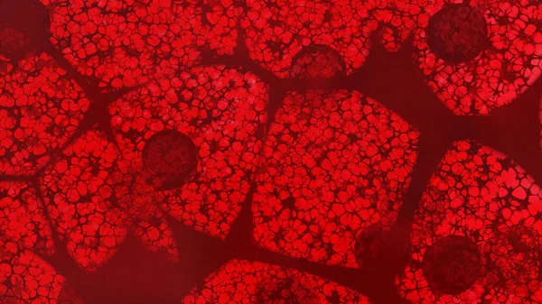 Coronavirus Blood Cells Microscope Virus 2019 Ncov Abstract Background Epidemic — Stock Photo, Image