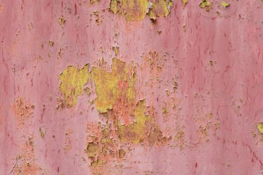 Çizik ve çatlaklarla metal doku