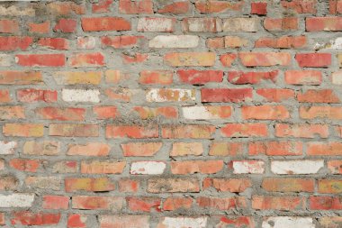 Tuğla doku çizikler ve çatlaklar ile