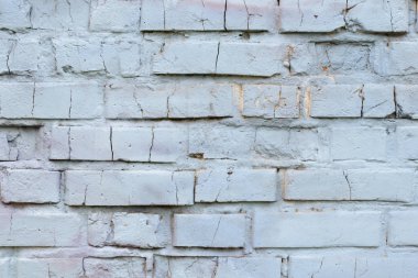 Tuğla doku çizikler ve çatlaklar ile