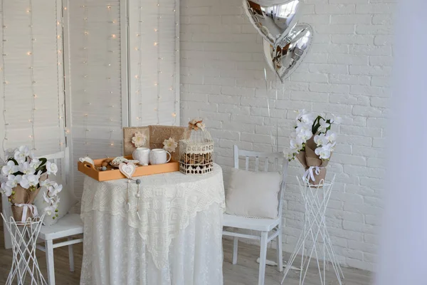 Decoraciones para el Día de San Valentín — Foto de Stock