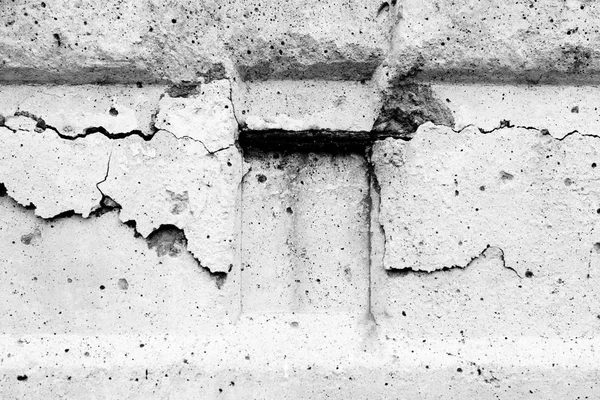 Wall fragment with scratches and cracks — Stock Photo, Image