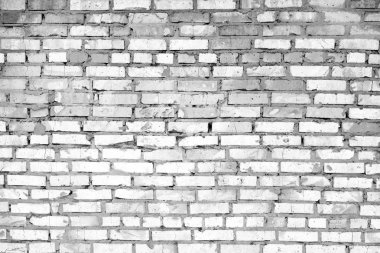 Tuğla doku çizikler ve çatlaklar ile