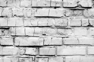 Tuğla doku çizikler ve çatlaklar ile