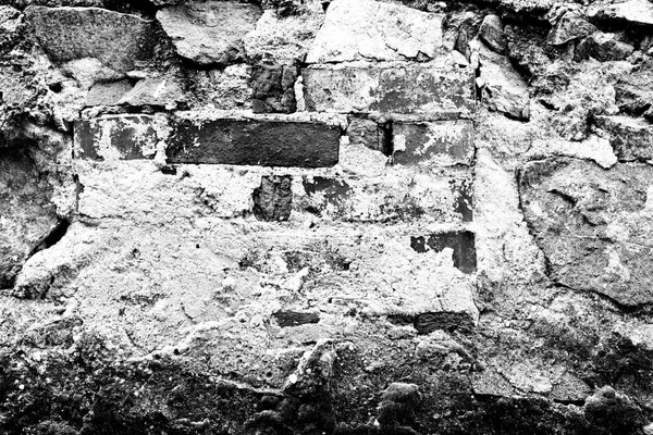 Tuğla doku çizikler ve çatlaklar ile