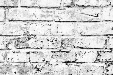 Tuğla doku çizikler ve çatlaklar ile