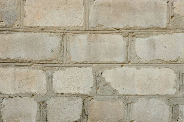 Tekstura cegły z rys i pęknięć — Zdjęcie stockowe