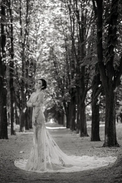 Beautiful fashion bride, sweet and sensual — Stock Photo, Image