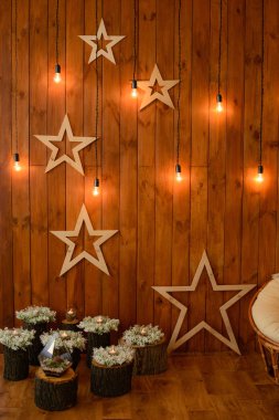 Odaları için aydınlatma donanımları ile