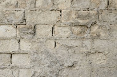 Tuğla doku çizikler ve çatlaklar ile