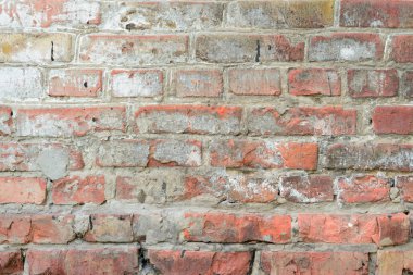 Tuğla doku çizikler ve çatlaklar ile