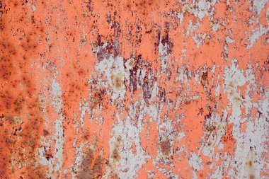 Arkaplan olarak kullanılabilecek çizik ve çatlaklarla metal doku