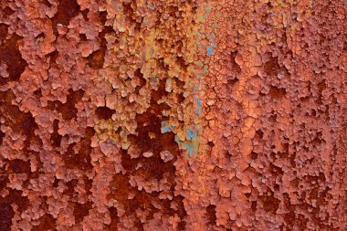 Arkaplan olarak kullanılabilecek çizik ve çatlaklarla metal doku