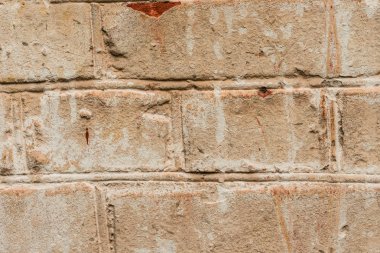 Tuğla doku çizikler ve çatlaklar ile