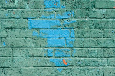 Tuğla doku çizikler ve çatlaklar ile