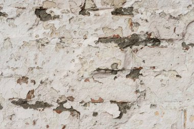 Tuğla doku çizikler ve çatlaklar ile