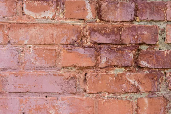 Tuğla doku çizikler ve çatlaklar ile