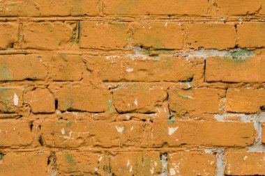 Tuğla doku çizikler ve çatlaklar ile