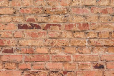 Tuğla doku çizikler ve çatlaklar ile