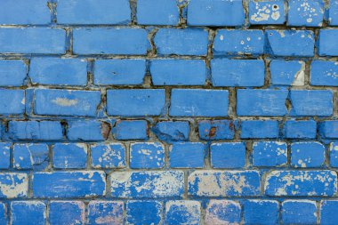 Tuğla doku çizikler ve çatlaklar ile