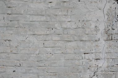 Tuğla doku çizikler ve çatlaklar ile