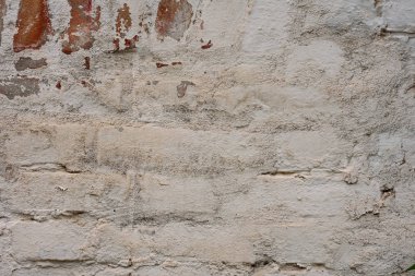 Tuğla doku çizikler ve çatlaklar ile