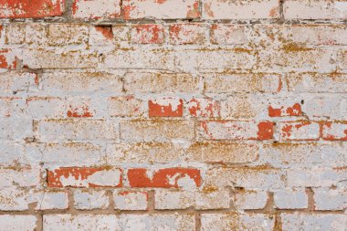 Tuğla doku çizikler ve çatlaklar ile