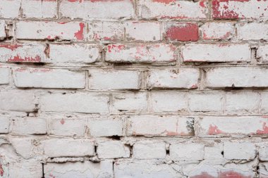 Tuğla doku çizikler ve çatlaklar ile