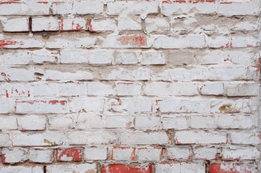 Tuğla doku çizikler ve çatlaklar ile